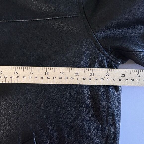 Vintage London Fog Men’s Medium Black Leather Jacket - Picture 7 of 15